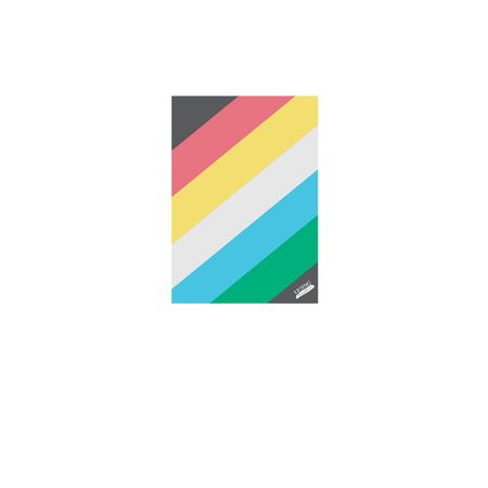 Disability Pride Yard Flag, a White 12" x 18" Yard Flag