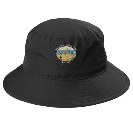 Hats.&nbsp;, a Black Printed UV Bucket Hat