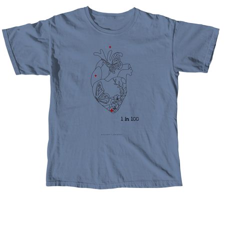 Blossom with Ryland, a Blue Jean Comfort Colors Unisex Tee