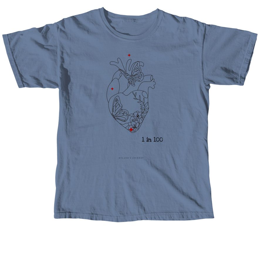 Blossom with Ryland, a Blue Jean Comfort Colors Unisex Tee