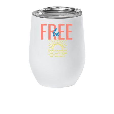 wine tumbler, a White Insulated Wine Cup