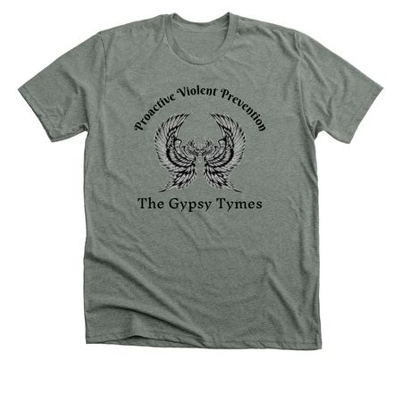 Proactive Violent Prevention, a Deep Heather Premium Unisex Tee