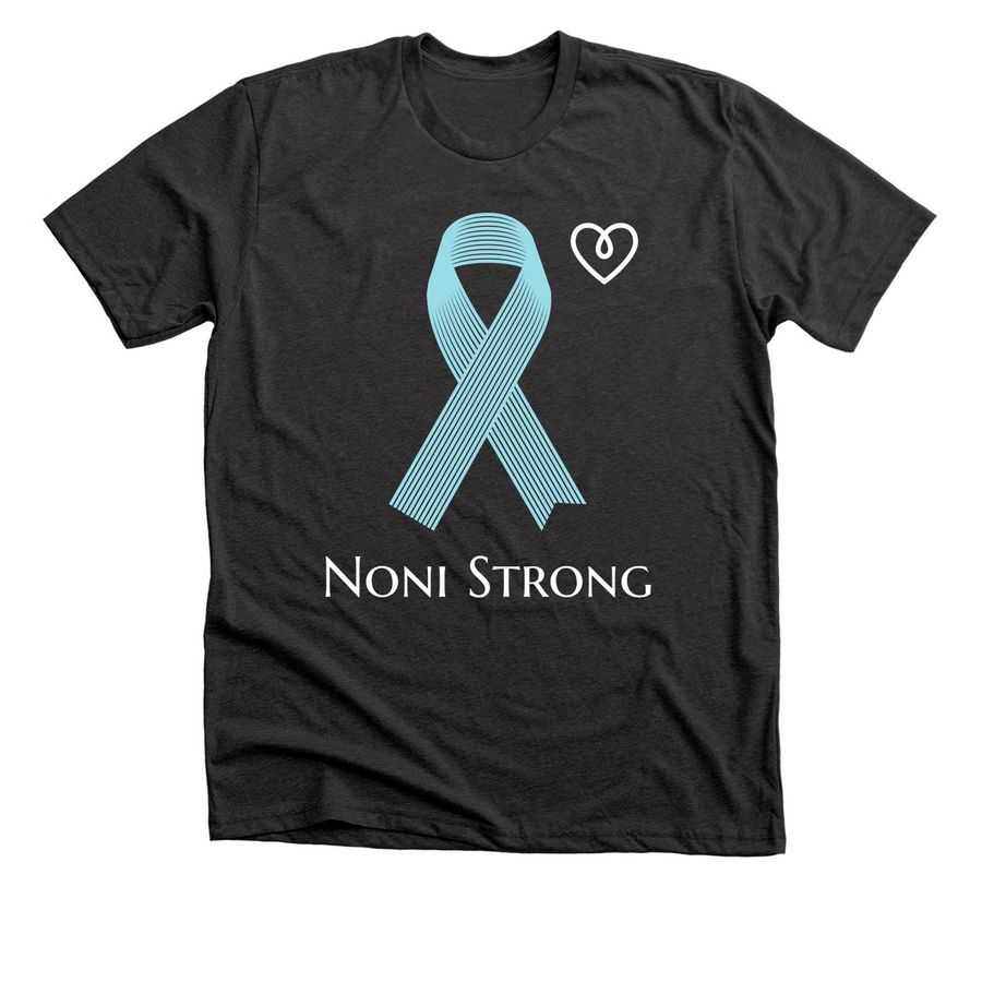 Nancy?s Cancer Fight, a Dark Grey Heather Premium Unisex Tee