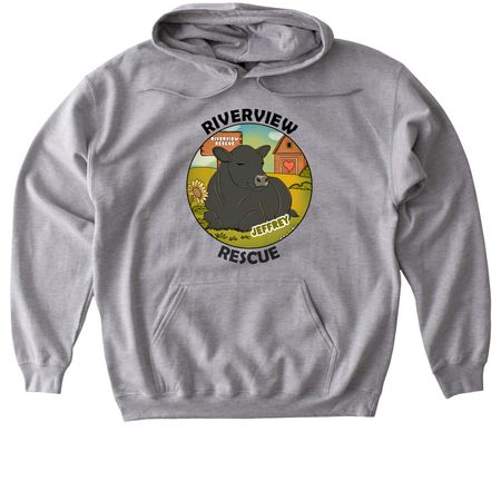 Jeffrey Hoodie Light Colors, a Sport Grey Gildan Softstyle Pullover Hoodie