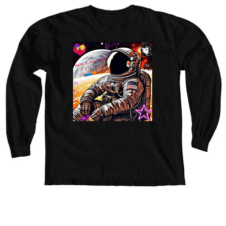 Soul Sharp, a Black Comfort Colors Long Sleeve Tee