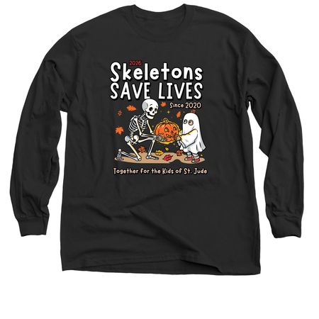 Together For The Kids of St. Jude, a Black Classic Long Sleeve Tee