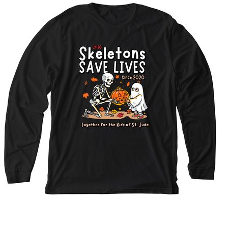 Together For The Kids of St. Jude, a Solid Black Blend Premium Long Sleeve Tee