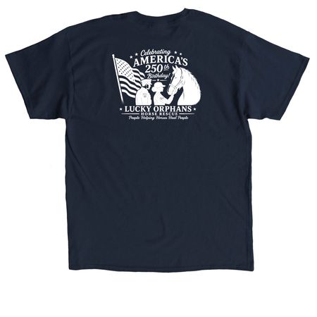 Stars, Stripes & Sanctuary, a Navy Classic Unisex Tee