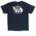 Stars, Stripes & Sanctuary, a Navy Classic Unisex Tee (back-view)