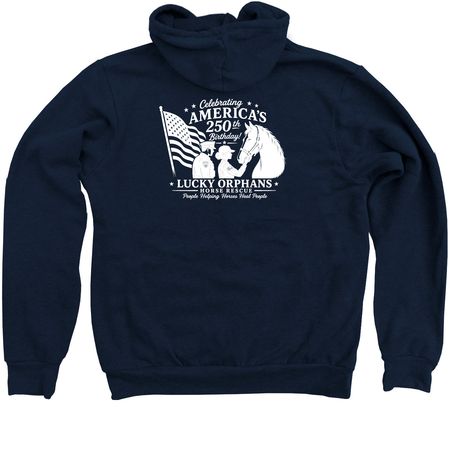Stars, Stripes & Sanctuary, a Navy Zip Up Hoodie