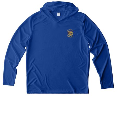 Activewear, a True Royal UV Performance Long Sleeve Hoodie