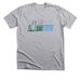 Cat Crew Blue Logo, a Athletic Heather Premium Unisex Tee