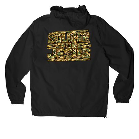 trusturjourney, a Black Packable Anorak (back-view)