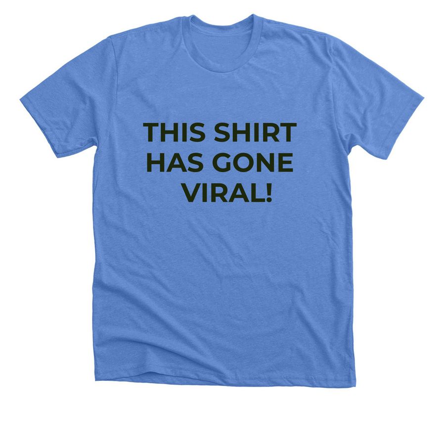 Viral Books, a Heather Columbia Blue Premium Unisex Tee