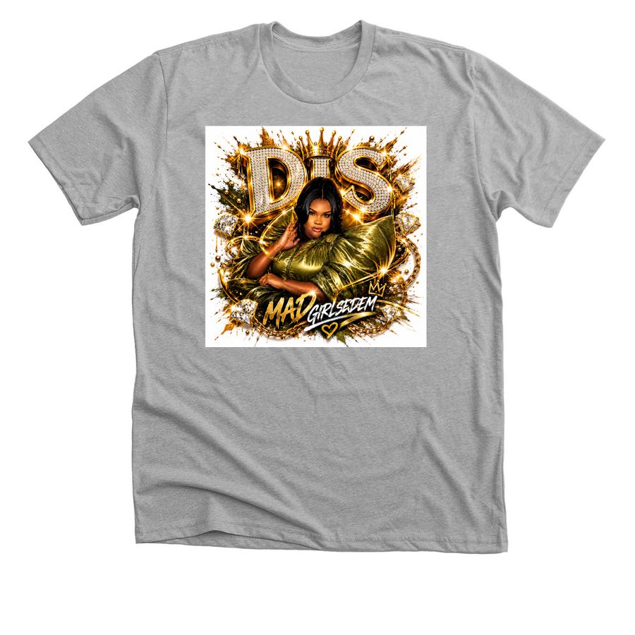 Too Pretty, Too Blessed, Too Unbothered, a Athletic Heather Premium Unisex Tee