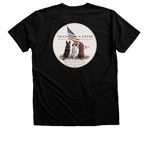 TC America 250 Logos&nbsp;, a Black Heather Premium V-Neck Tee (back-view)