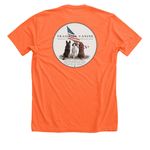 TC America 250 Logos&nbsp;, a Heather Orange Premium Unisex Tee (back-view)
