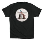 TC America 250 Logos&nbsp;, a Vintage Black Premium Cotton Tee (back-view)