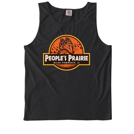Welcome, to the People's Prairie, a Black Comfort Colors Tank Top