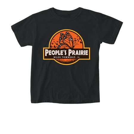 Welcome, to the People's Prairie, a Black Comfort Colors Youth Tee