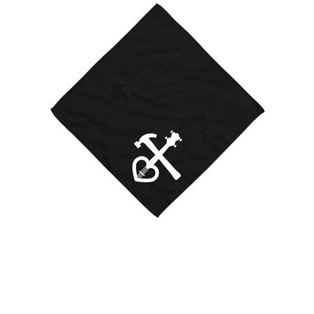 BHSM Bandana, a Black Cotton Bandana
