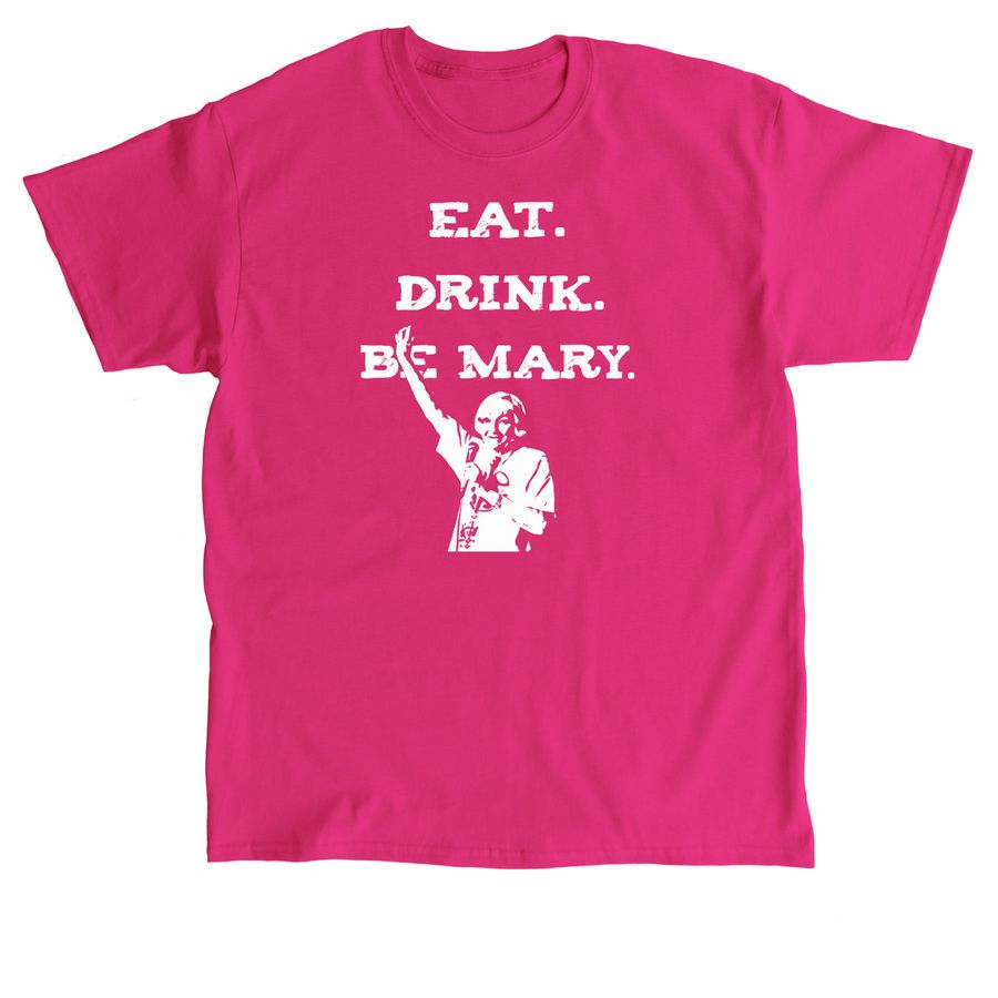 Eat Drink Be Mary 2026 Tom Morello T Shirt, a Heliconia Classic Unisex Tee