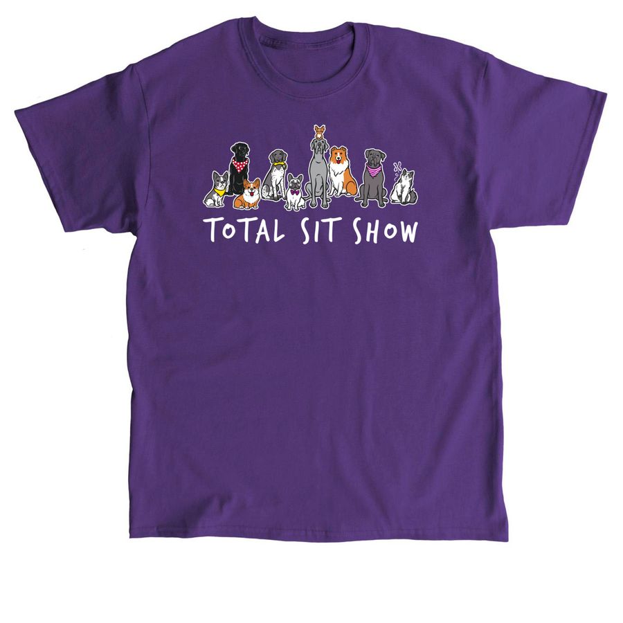 Total Sit Show, a Purple Classic Unisex Tee