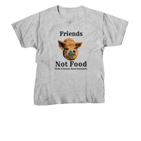 Friends not food, a Sport Grey Youth Unisex Tee