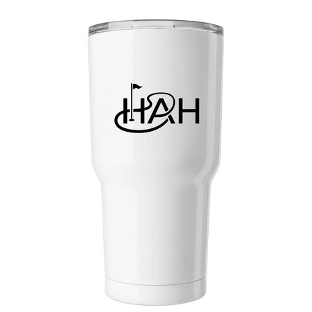 Golf Tumbler, a White Insulated Tumbler