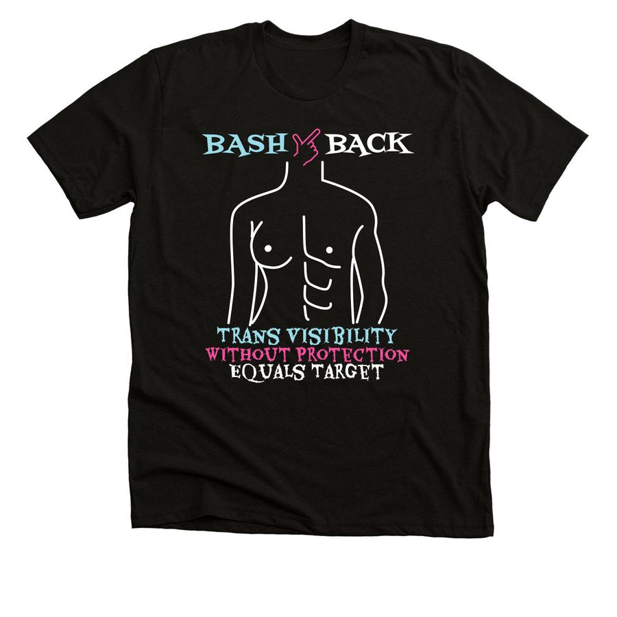 "Trans Day of Visibility Aftercare" T-SHIRT&nbsp;, a Solid Black Blend Premium Unisex Tee