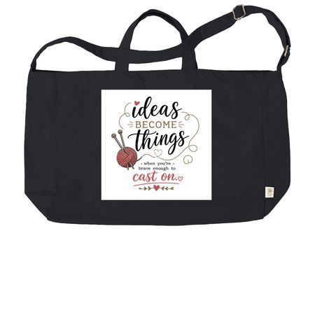 The Maker Collection - Knit, a Black Reclaimist G2G Tote Bag