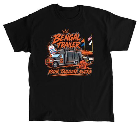 Bengal Trailer T's and Hoodies, a Black Classic Unisex Tee