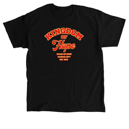 Kingdom of HOPE, a Black Classic Unisex Tee