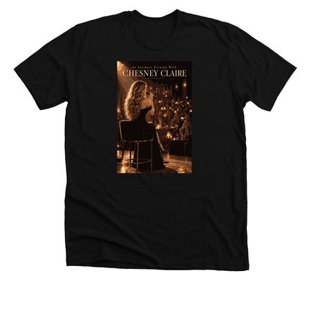 An Intimate Evening With Chesney Claire, a Solid Black Blend Premium Unisex Tee