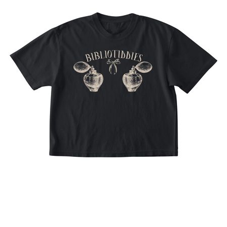BiblioTiddies Bottle Apparel, a Black Comfort Colors Boxy Tee