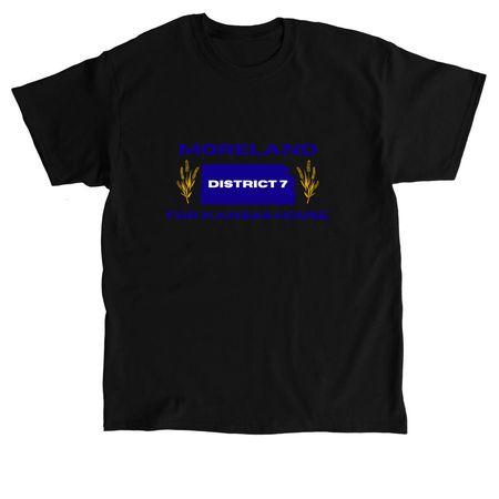 Moreland for Kansas House - Blue, a Black Classic Unisex Tee