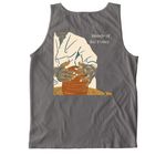 Hands of The Potter, a Grey Comfort Colors Tank Top (back-view)