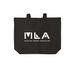 MLA Logo Tote, a Deep Black Cotton Canvas Tote Bag