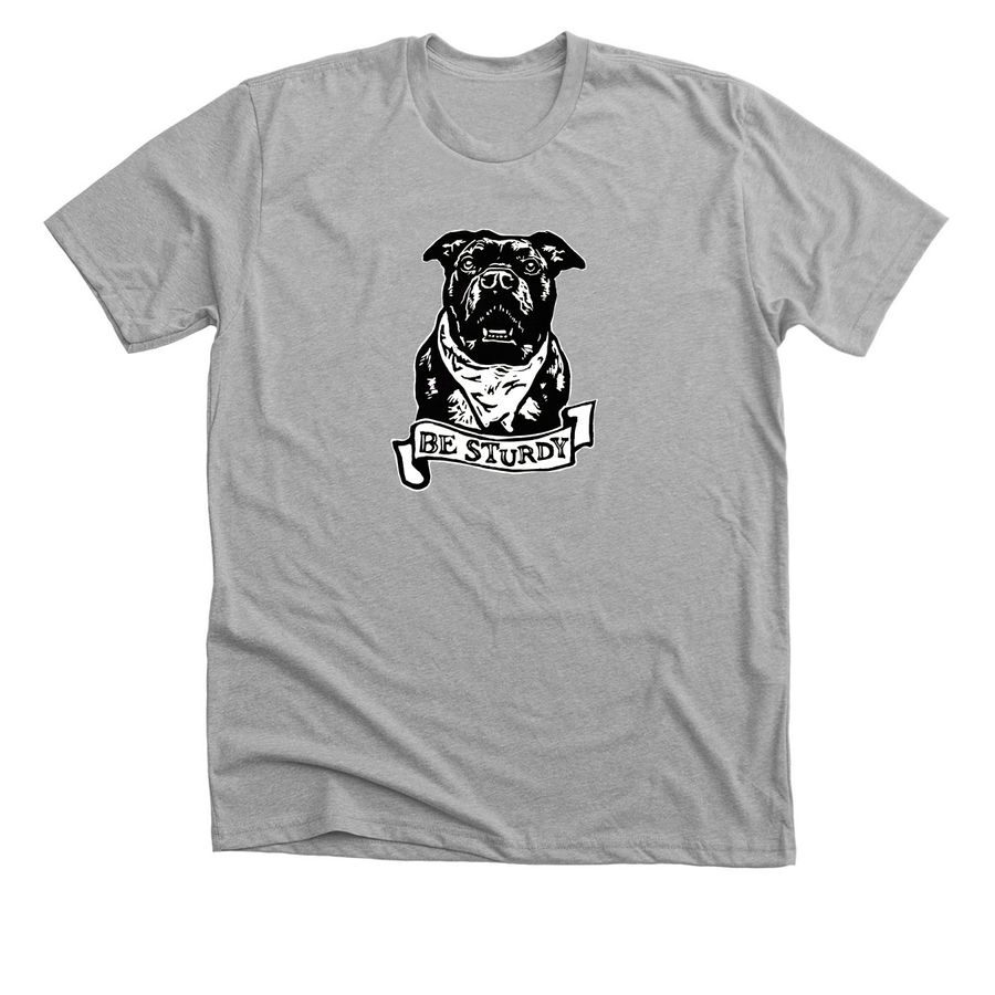 Be Sturdy Like Gertie!, a Athletic Heather Premium Unisex Tee