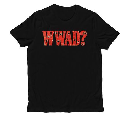 WWAD? Shirts, a Deep Black Allmade Organic Cotton Unisex Tee