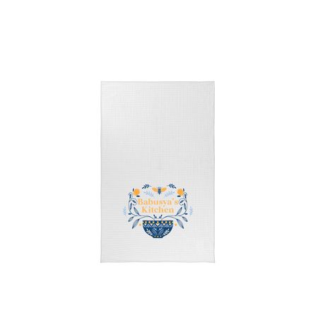 Babusya's Kitchen Tea Towels, a White Tea Towel