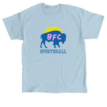 BFC Sportsball Team Tshirt, a Light Blue Classic Unisex Tee