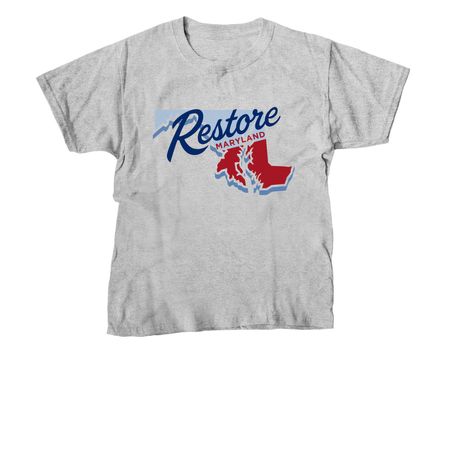 RESTORE MARYLAND&nbsp;, a Sport Grey Youth Unisex Tee