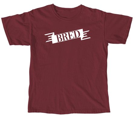BRED logo, a Brick Comfort Colors Unisex Tee