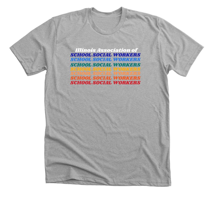 IASSW Colorful, a Athletic Heather Premium Unisex Tee