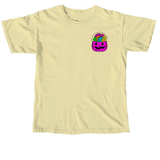 Forget the Candy... Purple Candy Pail 🎃 Butter Comfort Colors Tee