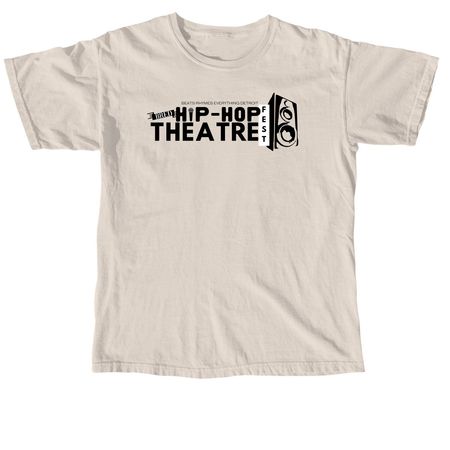BRED Hip-Hop Theatre Fest Logo (black logo), a Ivory Comfort Colors Unisex Tee