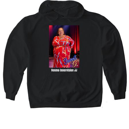 Sweet G - R&B in The Dark!, a Black Gildan Softstyle Pullover Hoodie