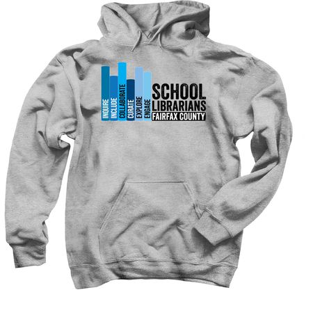 School Librarians of Fairfax County, a Sport Grey Pullover Hoodie