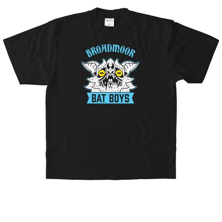 Broadmoor Bat Boys, a Black Heavyweight Garment Dye Tee